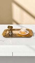 METAL TEPSİ KAHVE SUNUMLUK