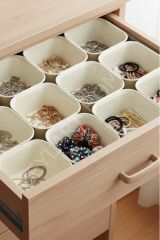 2 ADET Pratik Çekmece Masaüstü Düzenleyici Kutu Organizer