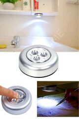 Çadır Lambası Dokunmatik Pilli Led Işık 1 Adet Kamp Çadır Dolap Raf Kitaplık Aydınlarma Dekor Lamba