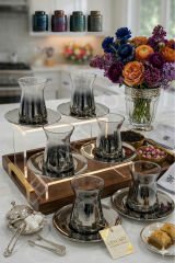 Safir Çay Serisi, 12 Parça Çay Seti, Çay Bardağı